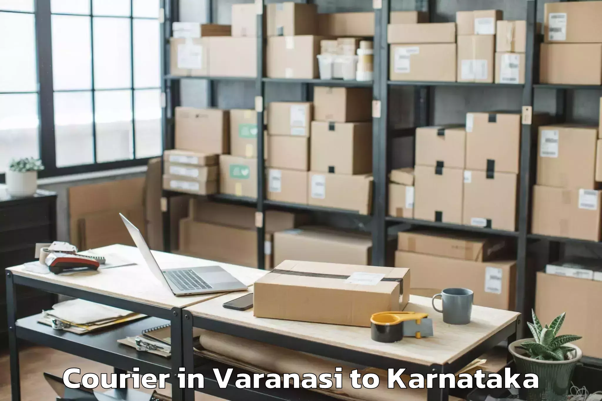 Book Varanasi to Huvina Hadagali Courier